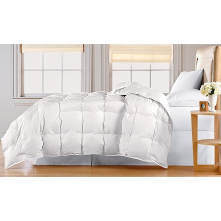 Royal Luxe Down-Alternative Comforter, White, Queen GP101002
